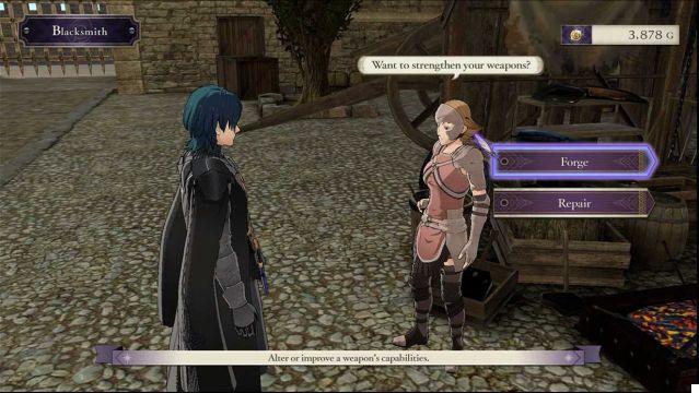Fire Emblem Three Houses: how to unlock blacksmith and forge