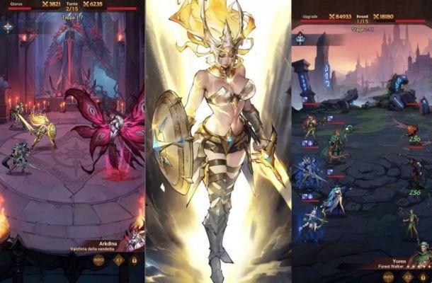 Omniheroes, a revisão de um RPG gacha ocioso com muitos