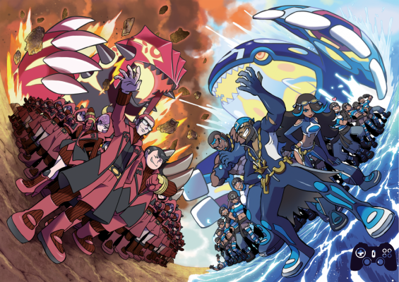 Novidades Introduzimos no Pokémon GO os avatares do Team Magma e Team Aqua