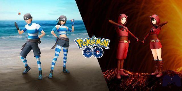 Novidades Introduzimos no Pokémon GO os avatares do Team Magma e Team Aqua