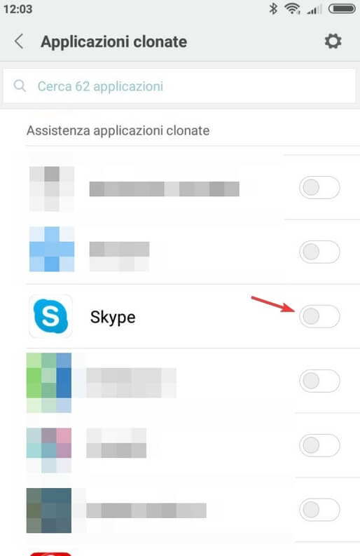 Utilice varias cuentas de Skype en Android