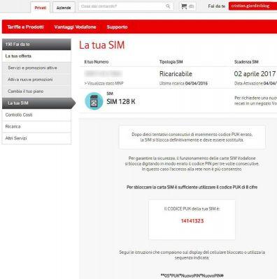 Como recuperar o código PUK