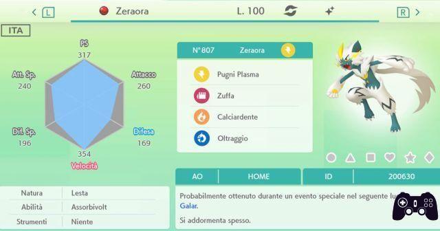 Guias como obter Shiny Zeraora em Pokémon Sword and Shield