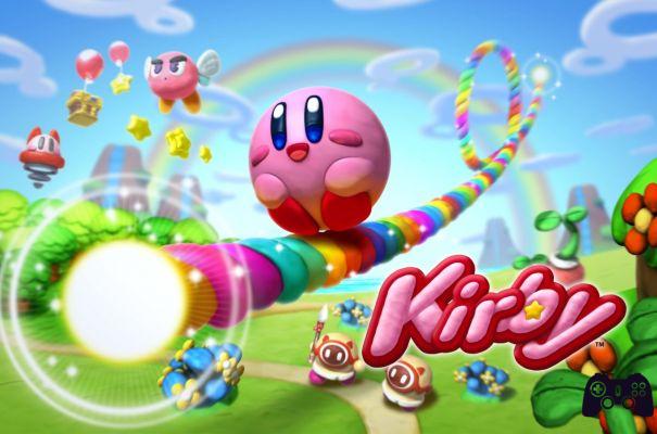 Visualize Kirby e o pincel de arco-íris