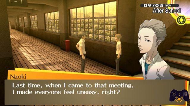 Persona 4 Golden Guide - Guide complet du lien social de Naoki (pendu)