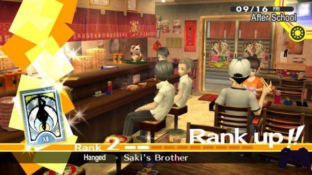 Persona 4 Golden Guide - Guía completa del enlace social de Naoki (Hanged Man)