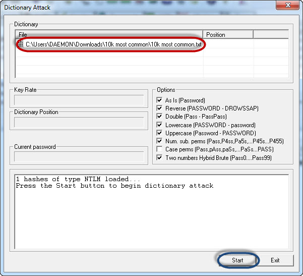 How to find out passwords, various techniques