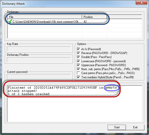 How to find out passwords, various techniques