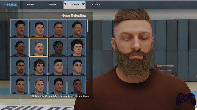 NBA 2K22: how to change face in 