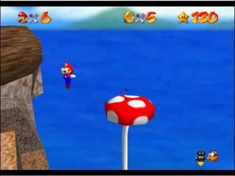 Super Mario 64: where to find all the stars of Monte Gigante