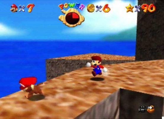 Super Mario 64: where to find all the stars of Monte Gigante