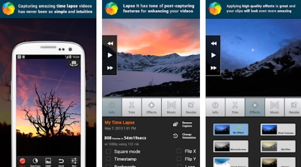How to make a time-lapse on Android: best apps