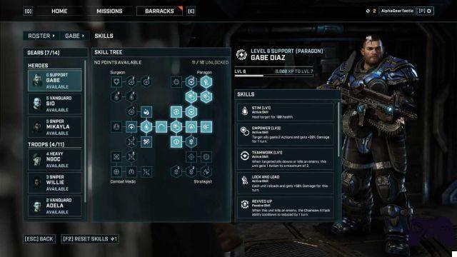 Gears Tactics: guía de las clases del juego