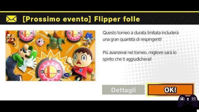 Super Smash Bros. Ultimate : torneo en ligne « Flipper folle »