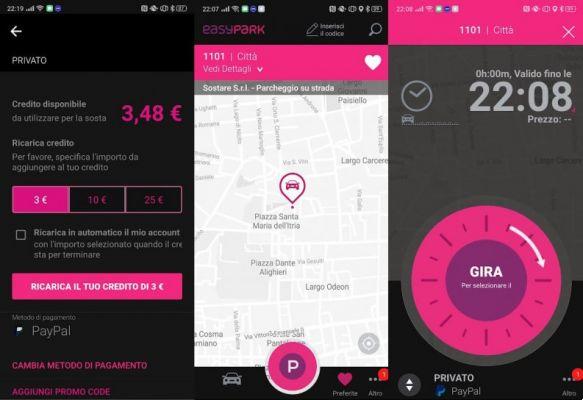 App para pagar parking, líneas azules y tickets con el móvil