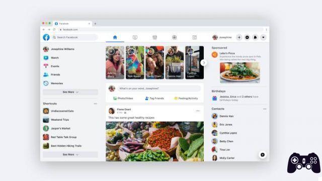 Facebook, the new desktop version is available: Dark Mode arrives