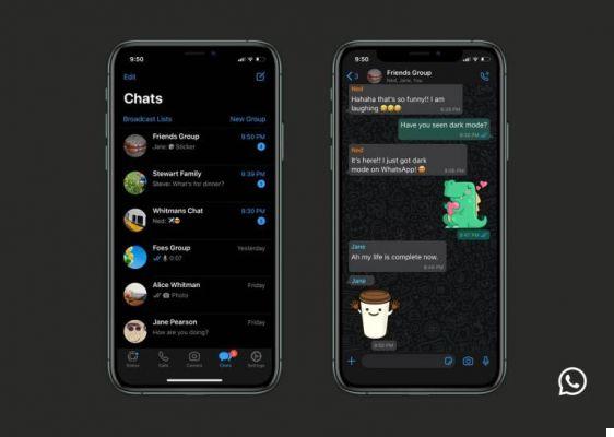 WhatsApp, finalmente aquí está el Modo Oscuro: disponible tanto en Android como en iOS