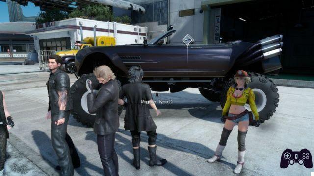 Final Fantasy XV, crazy update with off-road driving