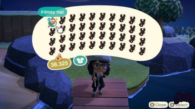 Guide Animal Crossing: New Horizons - Comment attraper des scorpions