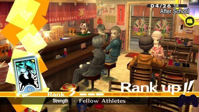 Guide Persona 4 Golden - Guide des liens sociaux pour les autres athlètes (force)