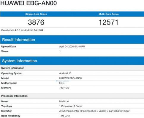Honor 30 and 30 Pro appear on Geekbench: will we find the new SoC Kirin 985?