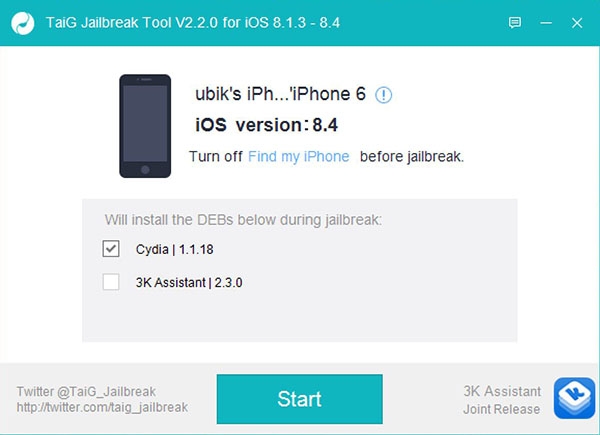 Guide de jailbreak iOS 8.1.3 8.2 8.3 8.4