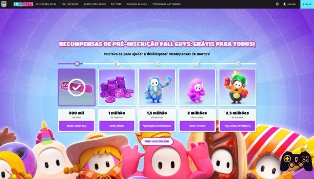 Fall Guys de graça: como desbloquear recompensas de pré-registro no PC e console