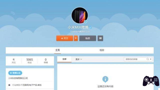 Xiaomi inaugura nova conta no Weibo: o Mi Mix 4 chegará em breve?