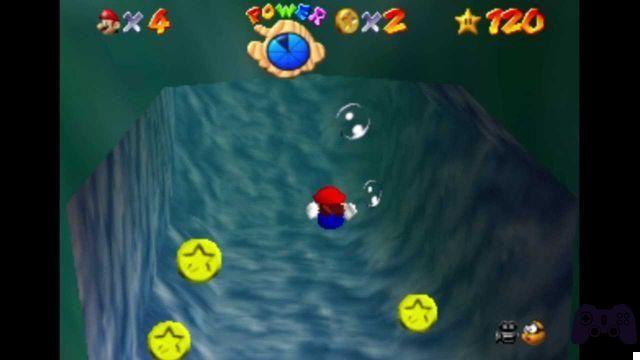 Super Mario 64: where to find all the stars in the Water Abyss