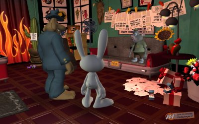 El recorrido de Sam & Max 203: Night of the Raving Dead