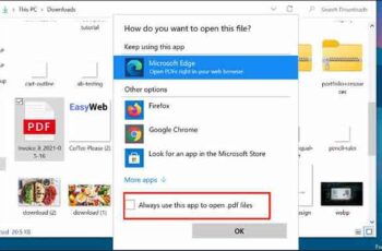 How to prevent Microsoft Edge from opening PDF on Windows 10