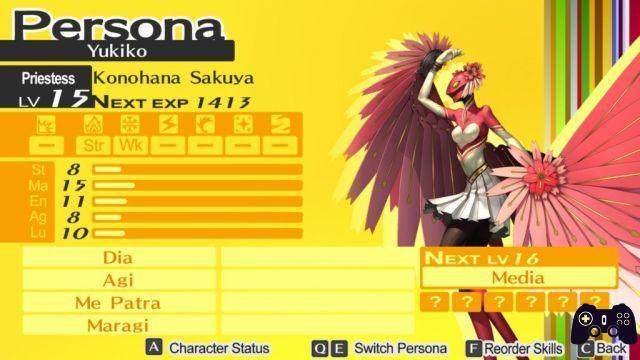 Persona 4 Golden Guide - Guía completa del enlace social de Yukiko (sacerdotisa)