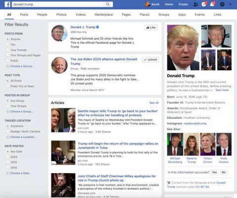 Facebook, les planches Wikipédia en test sur le populaire réseau social