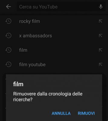 Comment supprimer des recherches récentes sur Youtube