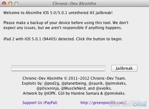 Guia Jailbreak iOS 5.0.1 iPhone 4S, iPad 2 [Win / Mac]