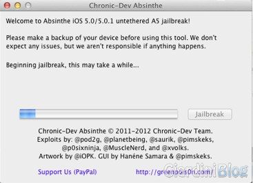 Guía Jailbreak iOS 5.0.1 iPhone 4S, iPad 2 [Win / Mac]