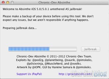 Guía Jailbreak iOS 5.0.1 iPhone 4S, iPad 2 [Win / Mac]