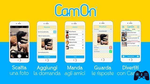 CamOn : Application pour jouer avec les photos et les selfies