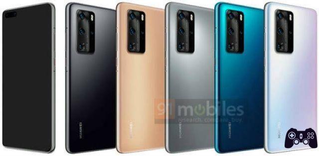 Huawei P40 Pro: posible diseño y colores disponibles revelados