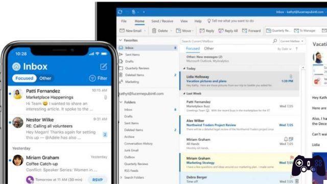 Outlook como Gmail, sugestões de texto e envios agendados estão chegando