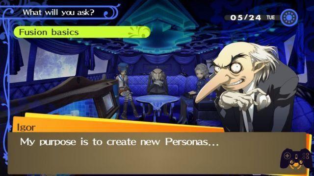 Guide Persona 4 Golden - Guide complet du lien social d'Igor (jugement)