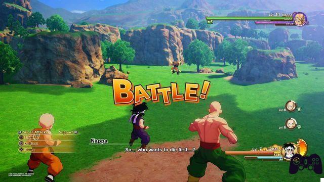 Dragon Ball Z Kakarot: how to beat Nappa using Gohan