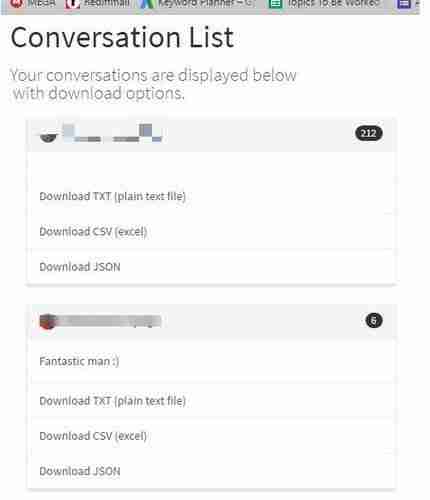 How to download Facebook chat with Chrome
