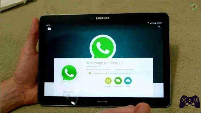 WhatsApp par tablette Android et iPad