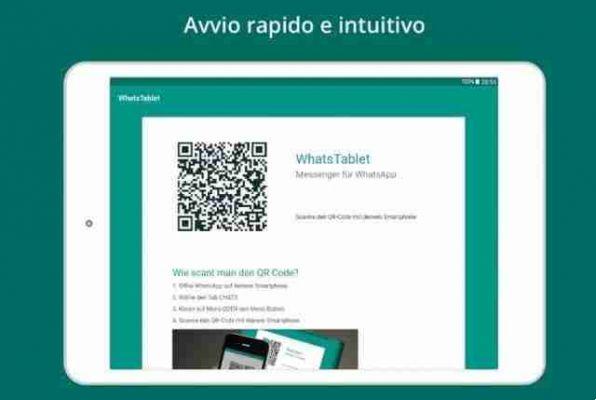 WhatsApp por tablet Android e iPad