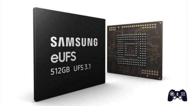 Samsung inicia a produção em massa de memórias eUFS 3.1 de 512 GB