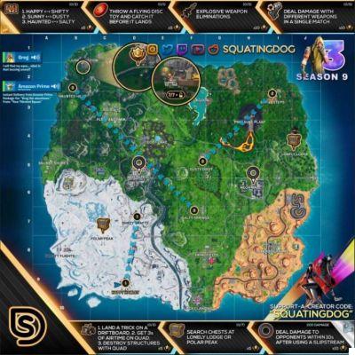 Fortnite Season 9 Week 3: Guía de desafíos