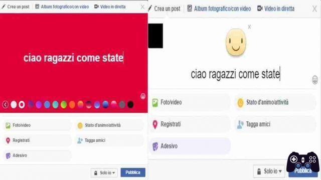 Como criar status no Facebook com fundos coloridos ou adesivos