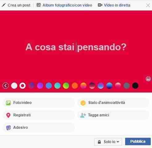 Comment créer un statut Facebook avec des arrière-plans colorés ou des autocollants