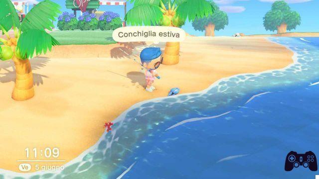 Animal Crossing: New Horizons, guía de proyectos de Summer Seashell